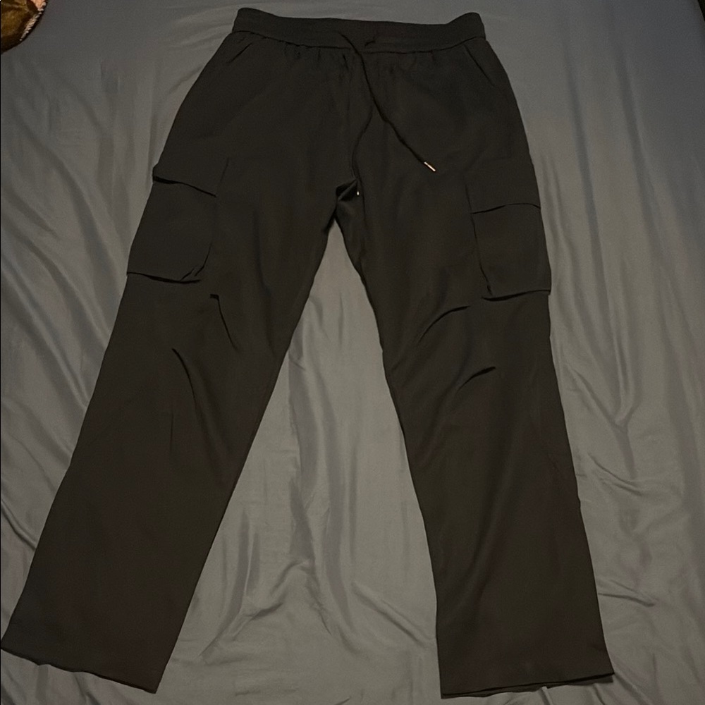 SHEIN Black Cargo Pants Relaxed Fit